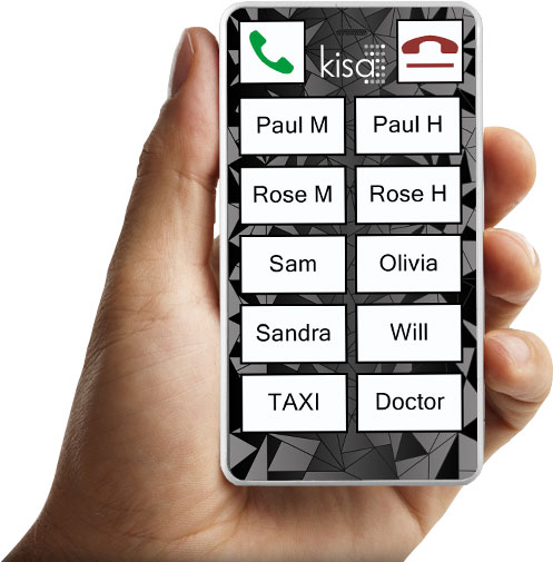 Easy to use KISA phone